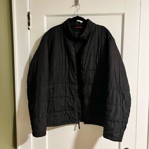 Calvin Klein Men’s Quilted Black Jacket, XL